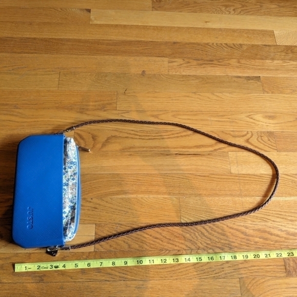 JU'STO Small Blue & Floral Crossbody Purse - Picture 11 of 11